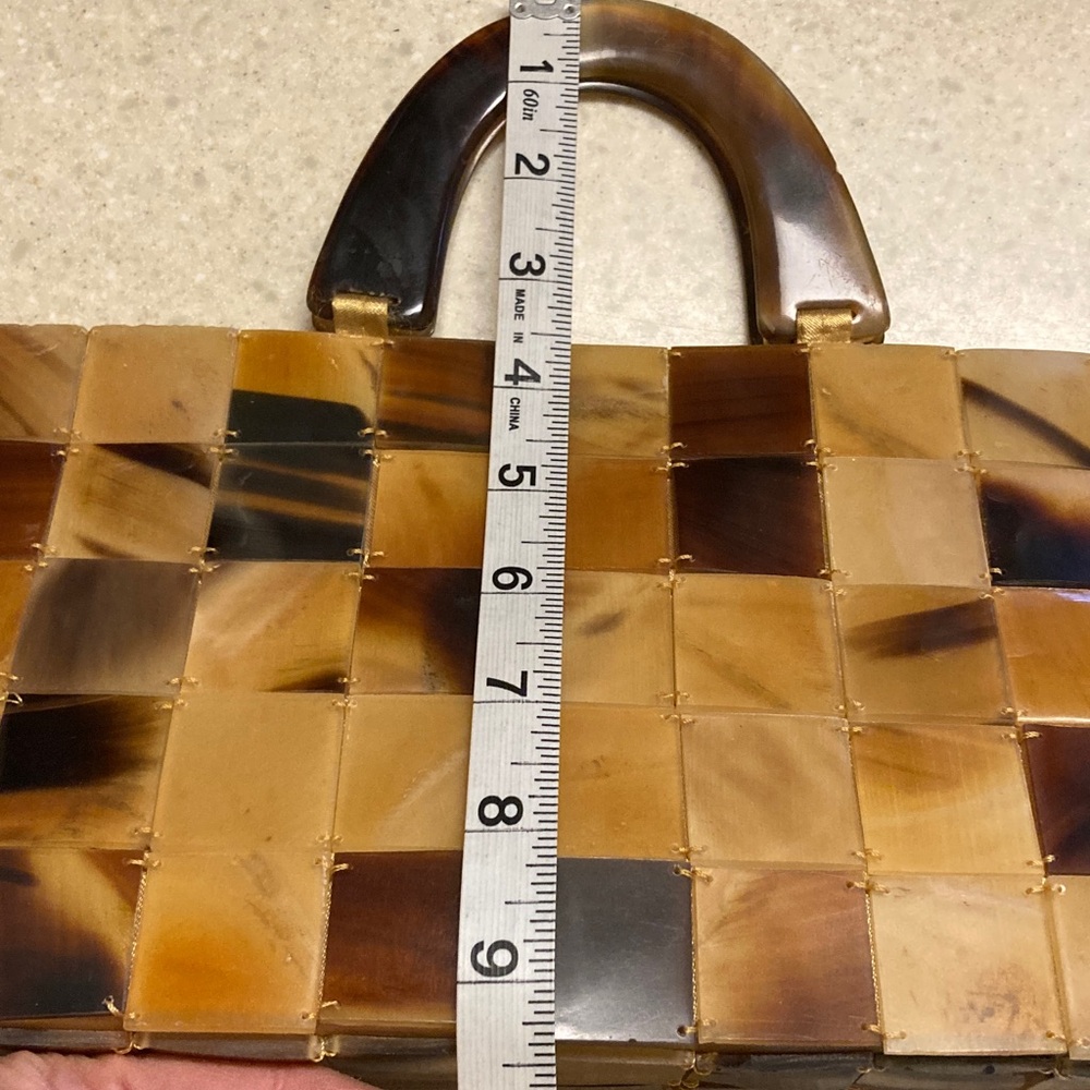 VTG Shira Leah Chicago Lucite Tiled  Handbag - Picture 7 of 9